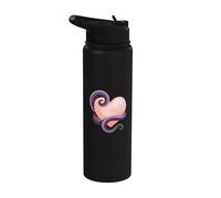 Octopus Heart Tentacle Ocean Love Cute Octopus Stainless Steel Insulated Water Bottle