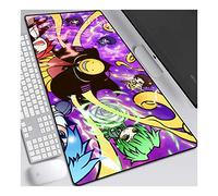 Octopus kill teacher Alfombrilla de ratón Anime de 800x300 mm, alfombrillas de teclado, alfombrilla de ratón profesional XXL grande para juegos con base de goma gruesa de 3 mm, para computadora PC, D