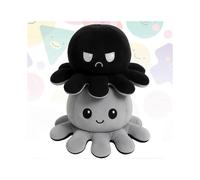 Octopus Plush, 20cm Reversible Octopus Plush Stuffed Toy, Happy and Sad Emotion Octopus Cute Toys, Stuffed Animals for Kids and Adults, for Boys and G