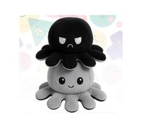 Octopus Plush, 20cm Reversible Octopus Plush Stuffed Toy, Happy and Sad Emotion Octopus Cute Toys, Stuffed Animals for Kids and Adults, for Boys and G