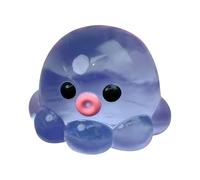 Octopus Sensory Ball, Calming Hand Fidget Toy, Cute Stress Relief Octopus Balls to Mental Health Support for School, Travel, Prizes, Classroom, Indoor and Outdoor Use, Crystal, Blue, Purple