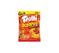 Octopus Spicy 16x100g - Gominolas Masticables con Forma de Pulpo, Sabor Dulce con Toque Picante, Pack 16 Bolsas 100g, Chuches Originales para Snack, Fiestas y Compartir