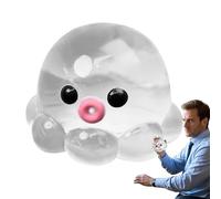 Octopus Squishy Toy, 6x6x6cm Pulpo Cristals Blando Inquietarse, Alivios Estrés Pulpos Blandos Juguetes Antiestrés Pelotas, Juguetes Sensoriales Animales Marinos para Adultos Y Niños