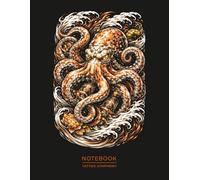 Octopus Tattoo Notebook - Japanese Ocean Art Journal: Octopus Design Inspired by Traditional Japanese Tattoo Art (Tattoo Symphony)