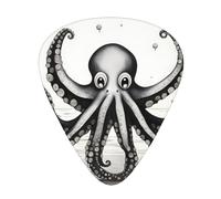 Octopus Tentacles WZYWHJ Prints - Púas de guitarra de abdominales, 12 piezas, púas de fácil agarre para tu bajo, ukelele, guitarra acústica o eléctrica
