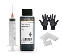Octopus - Tinta compatible con Canon GI-53, Pixma G 550, G 650 MegaTank gris, 250 ml, con jeringa
