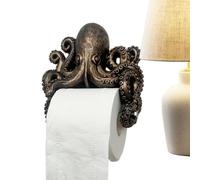 Octopus Toilet Paper Holder | Resin Stand Wall Mount Storage Organizer