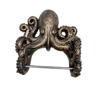 Octopus Toilet Paper Roll Holder - Resin Stand Storage Wall Mounted