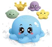 Octopus Water Toy - Leak-Proof Cute Octopus Electric Fountain,