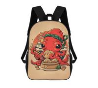 Octopus with Dumplings And Japanese Mochilas Escolares Y De Negocios, Bolso Resistente Para Portátil Para Hombres/mujeres 17inch