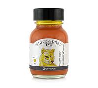 Octopus Write and Draw Ink 382 Yellow Wolf, tintas resistentes al agua para escritura y dibujo, tinta de caligrafía, tinta de dibujo resistente a la luz para pluma estilográfica, lápiz de vidrio,