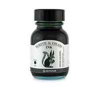Octopus Write and Draw Ink 553 Green Squirrel - Tinta impermeable para escritura y dibujo, tinta de caligrafía, tinta de dibujo resistente a la luz para pluma estilográfica, color verde, 50 ml