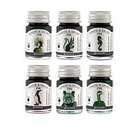 Octopus Write and Draw Ink Set FOREST - Tinta impermeable para escribir y dibujar, tinta de caligrafía, 6 x 10 ml