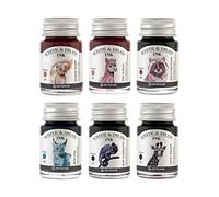 Octopus Write and Draw Ink Set Horizon, tinta resistente al agua para escribir y dibujar, tinta caligráfica, tinta de dibujo para bolígrafos, 6 x 6 x 10 ml