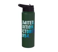 Octubre 1954 Año 1954 Retro 1954 Vintage Edición Limitada Stainless Steel Insulated Water Bottle