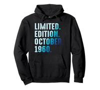 Octubre 1960 Año 1960 Retro 1960 Vintage Edición Limitada Sudadera con Capucha