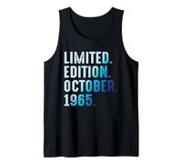 Octubre 1965 Año 1965 Retro 1965 Vintage Edición Limitada Camiseta sin Mangas