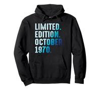 Octubre 1970 Año 1970 Retro 1970 Vintage Edición Limitada Sudadera con Capucha