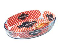 Ôcuisine Vidrio - Fuente Oval, 30 X 21 Cm, Color Transparente