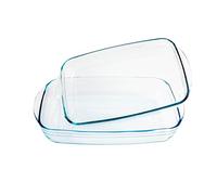 Ôcuisine O Cuisine Vidrio Set 2 Fuentes Rectangular Horno Boro 40X25X7Cm