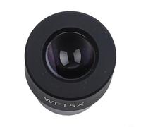 Ocular de gran angular 23,2 mm 5X a 25X microscopio accesorios metal completo para experimentos de ciencia plantas (WF15X)