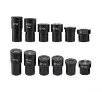 Ocular de microscopio de campo ancho de 23 2 mm, aumento 5X 25X para uso en configuraciones de microscopía (WF25X)