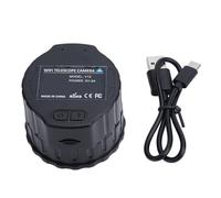 Ocular Digital Inalámbrico WiFi para Telescopio, Cámara Ocular de Telescopio WiFi con Puerto de Carga USB C, Batería de Litio de 800 MAh, para Astrofotografía (Black)
