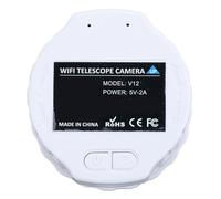 Ocular Digital Inalámbrico WiFi para Telescopio, Cámara Telescópica WiFi Grabación de Vídeo 4MP 2K Aplicaciones WiFi Integradas Cámara Ocular Electrónica para Telescopio de 1,18