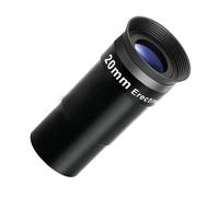Ocular erigido de 20 mm con amplia visión para telescopios de astronomía, ajuste cómodo de 1.25 pulgadas