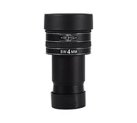 Ocular planetario de 4 mm, 1,25 Pulgadas y 58 Grados para telescopio, Ocular Negro para la observación del Cielo Profundo con Lentes Totalmente Multicapa, Campo de visión Amplio
