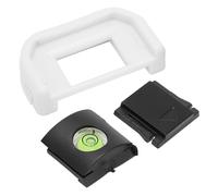 Ocular protector para visor de cámara digital EF compatible con kits de cámara Canon EOS 760D, 650D y 500D (Blanco)