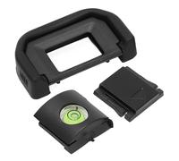 Ocular protector para visor de cámara digital EF compatible con kits de cámara Canon EOS 760D, 650D y 500D (Negro)