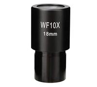 Ocular, WF10X / 18mm Microscopio biológico Ocular Gran angular Lentes ópticos con escala