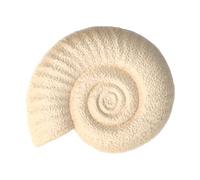 Oculta la forma de amonita, material de polipropileno, refugio decorativo para reptiles de 8.45 pulgadas para descansar, estructura resistente con diseño de aspecto natural, casa de terrario para