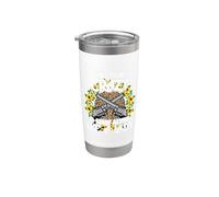 Oculta tu loco y empieza a actuar como una dama leopardo Vaso térmico de acero inoxidable de doble pared