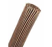 Ocultación de mimbre Bicolor (L x Al: 3 x 1,5 m, Mimbre, Marrón)