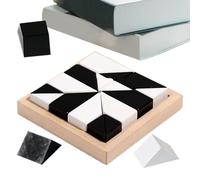 Ocultación del - Asamblea De Juegos De Estimación De Bienes Educativos, 3D con Bandeja | Juego Lógico para Niños Niños Niñas Hijo, Desarrollo De Habilidad Cognitiva