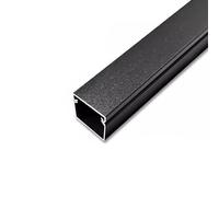 Ocultador De Cables Negro De 1 Metro para TV De Montaje En Pared, Cubiertas De Cables Rectangulares para Cables, Canal De Cables De Metal para El Piso del Hotel, Oficina En Casa, Canal De Cables