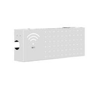 Ocultador de de WiFi Soporte De Pared Multifuncional De Acero Al Carbono | Gabinete De Almacenamiento Para Router Wifi Para Organización De Red Y Hogar, TV Y Escritorio