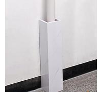 Ocultador de tuberías para debajo del fregadero, fácil de cortar e instalar, cubierta de línea de CA, corrector de conductos para interiores y exteriores, baño, recinto de fontanería limpio para niza
