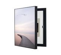 Ocultar Contador Tapa Decorativa Tapa del Medidor Eléctrico Montaje en Pared Moderna Caja Eléctrica Contadores De Caja Cubierta(C,50X60CM/19.6x23.6in)