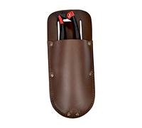 Ocultar & ~ Drink - Funda de piel gruesa para tijeras de podar con cinturón y tijeras de jardín, hecho a mano, incluye 101 años de garantía, color marrón