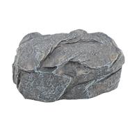 Ocultar una Caja Segura de Roca Llave, una Llave Al Aire Libre Resistente Al Clima, un Patio para Patio, Piedra Azul Claro con Llave Externa que