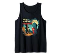 Ocultismo Demonología Tarot Brujería Tag You're Cursed Camiseta sin Mangas