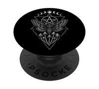 Ocultismo Pentagrama Fases Lunares Polilla Setas PopSockets PopGrip Adhesivo
