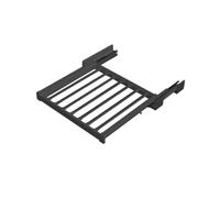 Oculto Encima del Estante De Secado De La Lavadora, Accesorios De Lavandería Extraíbles De Aleación De Aluminio For El Lavadero del Balcón(Black,Width 450-600mm)