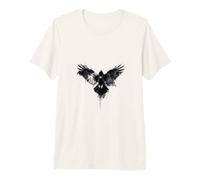 Oculto Grunge Cuervo Alt Estética EMO Estética Cuervo Camiseta Premium