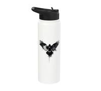 Oculto Grunge Cuervo Alt Estética Emo Estética Cuervo Stainless Steel Insulated Water Bottle