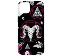 Oculto Halloween All Seeing Eye Runas Esotéricas Rosa Macabro Carcasa para iPhone 14 Plus