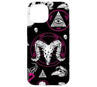 Oculto Halloween All Seeing Eye Runas Esotéricas Rosa Macabro Carcasa para iPhone 15